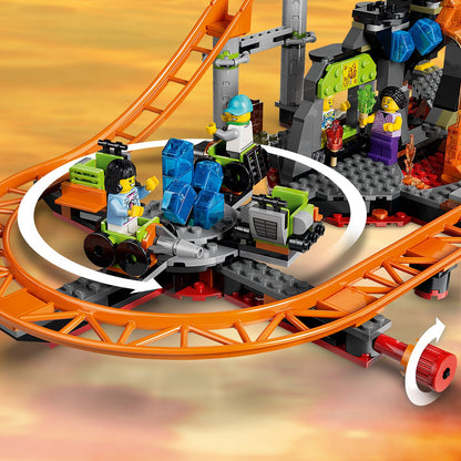 LEGO 60501 CITY LAVA LAND ROLLER COASTER