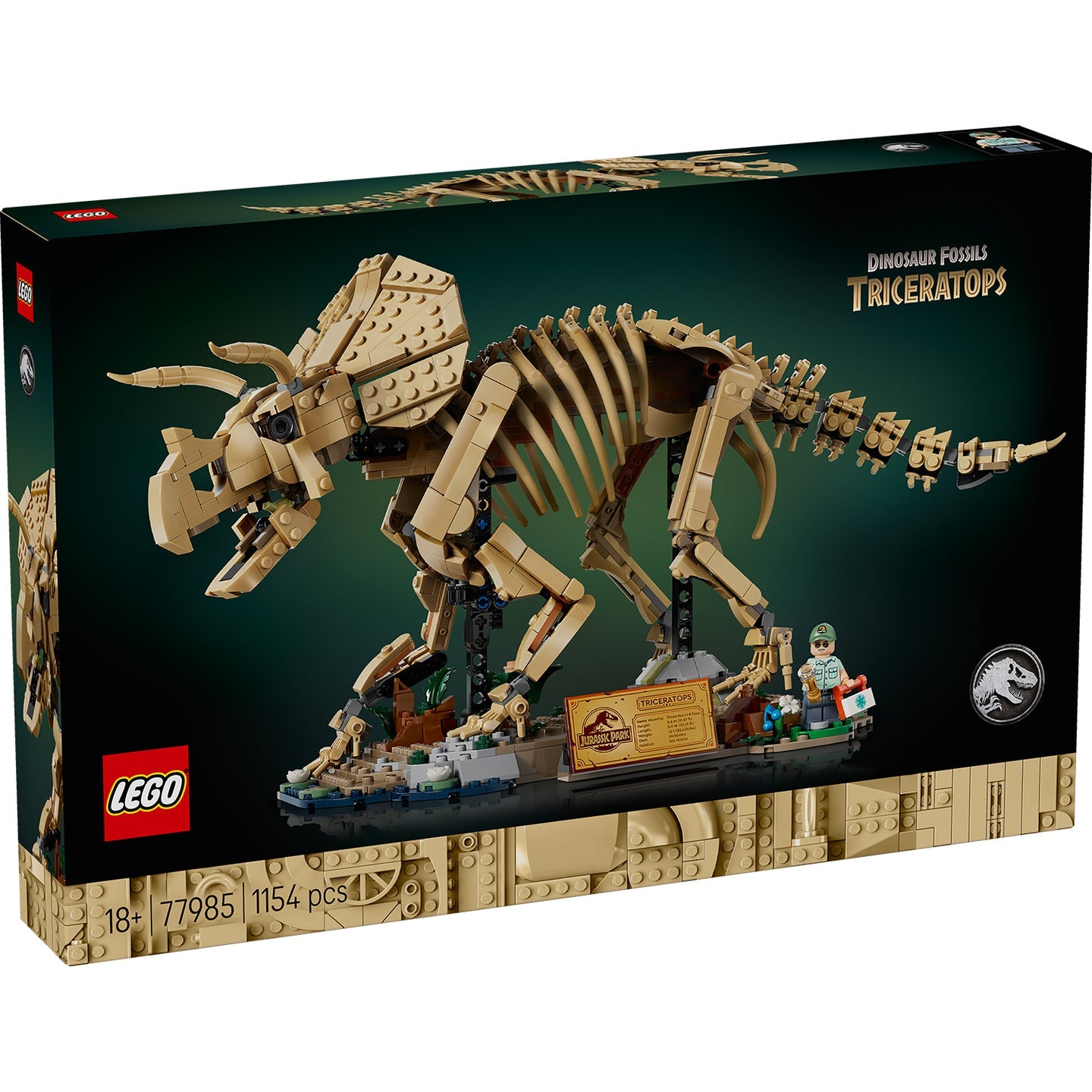 LEGO 77985 JURASSIC DINO FOSSIL TRICER