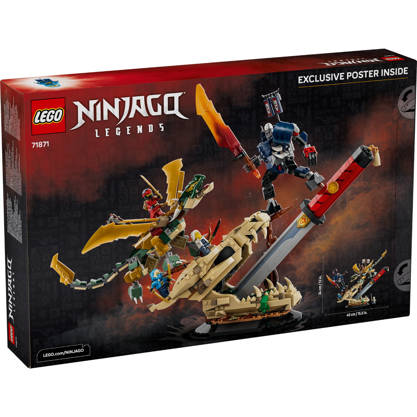 LEGO 71871 NINJAGO BATTLE DRAGONS BLADE