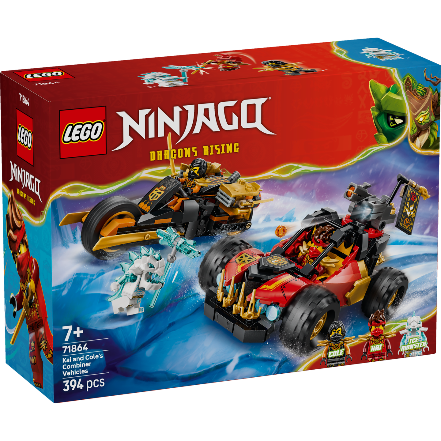 LEGO 71864 NINJAGO KAI & COLE COMBINER
