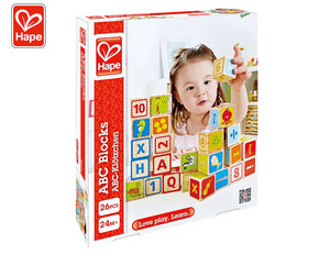 HAPE WOODEN ABC BLOCKS