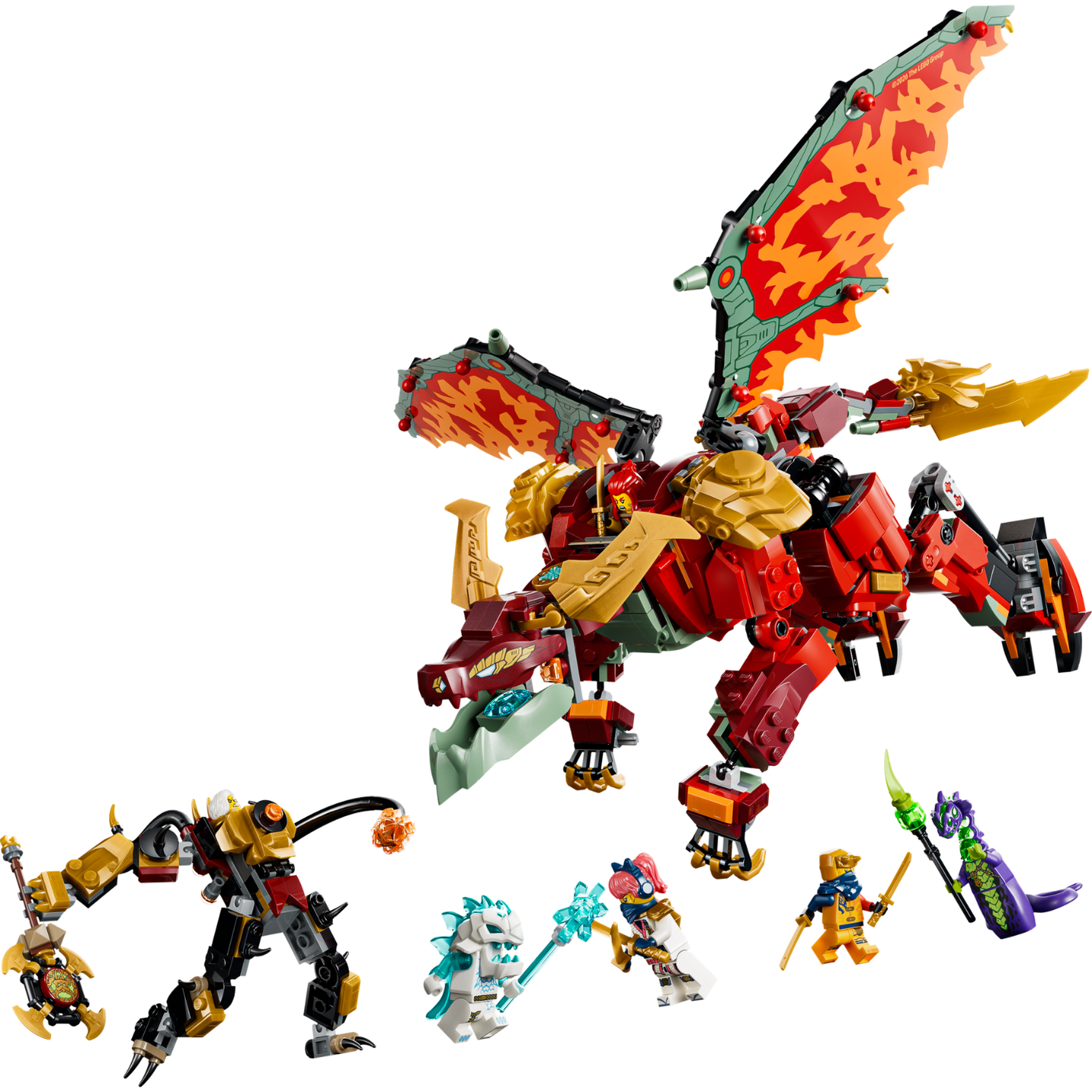 LEGO 71868 NINJAGO WYLDFYRE TRANS DRAGON