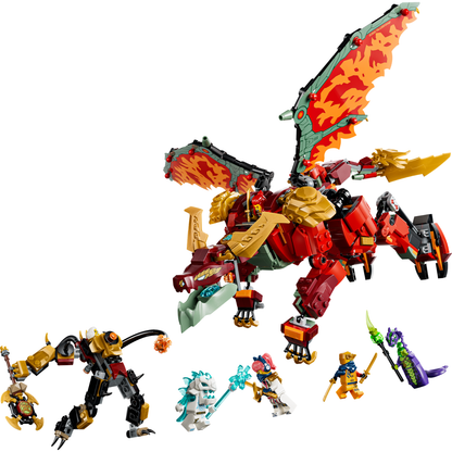 LEGO 71868 NINJAGO WYLDFYRE TRANS DRAGON