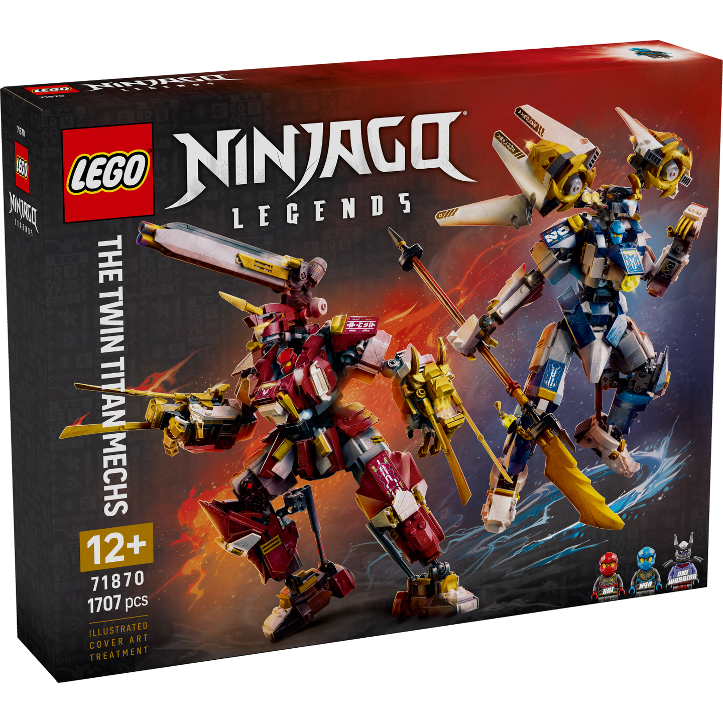 LEGO 71870 NINJAGO TWIN TITAN MECHS