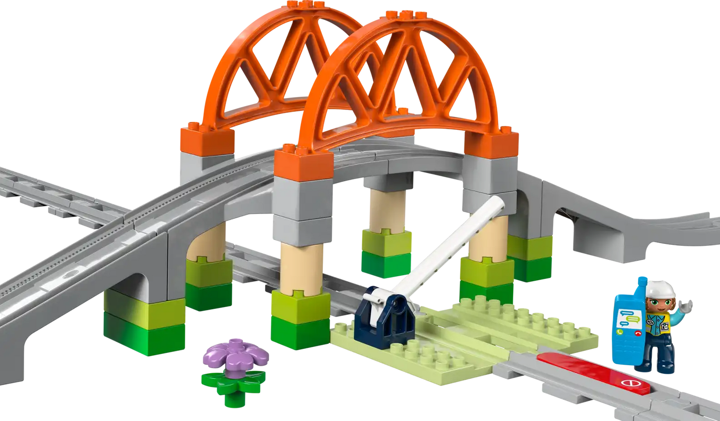 Lego 10426 Duplo Train Bridge And Tracks