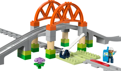 Lego 10426 Duplo Train Bridge And Tracks