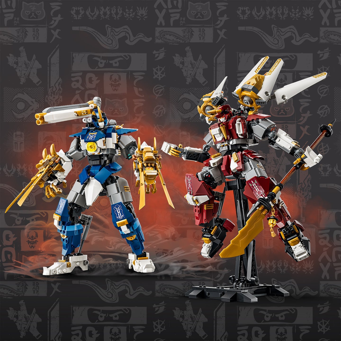 LEGO 71870 NINJAGO TWIN TITAN MECHS