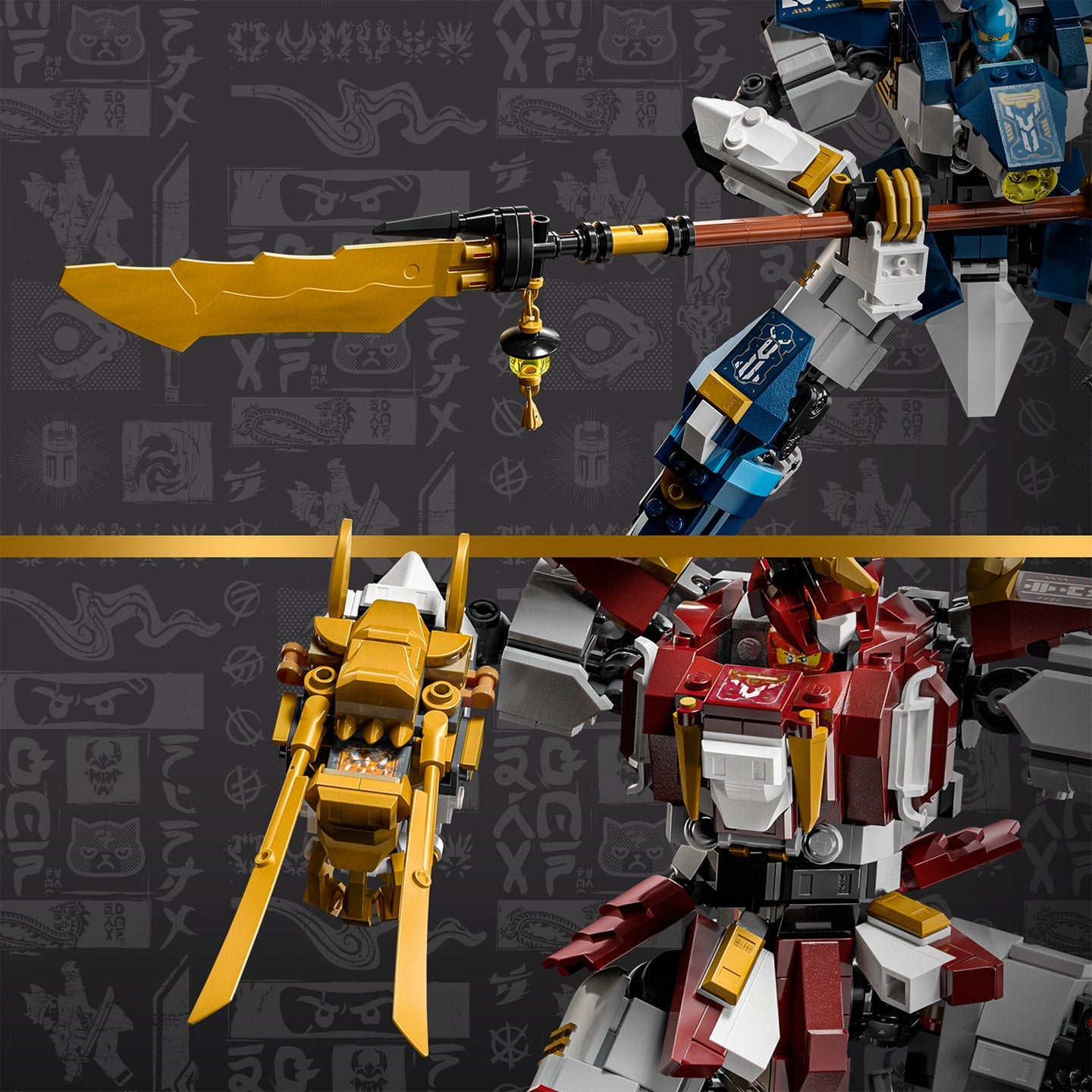 LEGO 71870 NINJAGO TWIN TITAN MECHS
