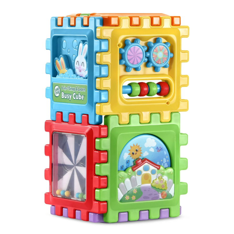 L/F 6 IN 1 SNAP & LEARN BUSY CUBE