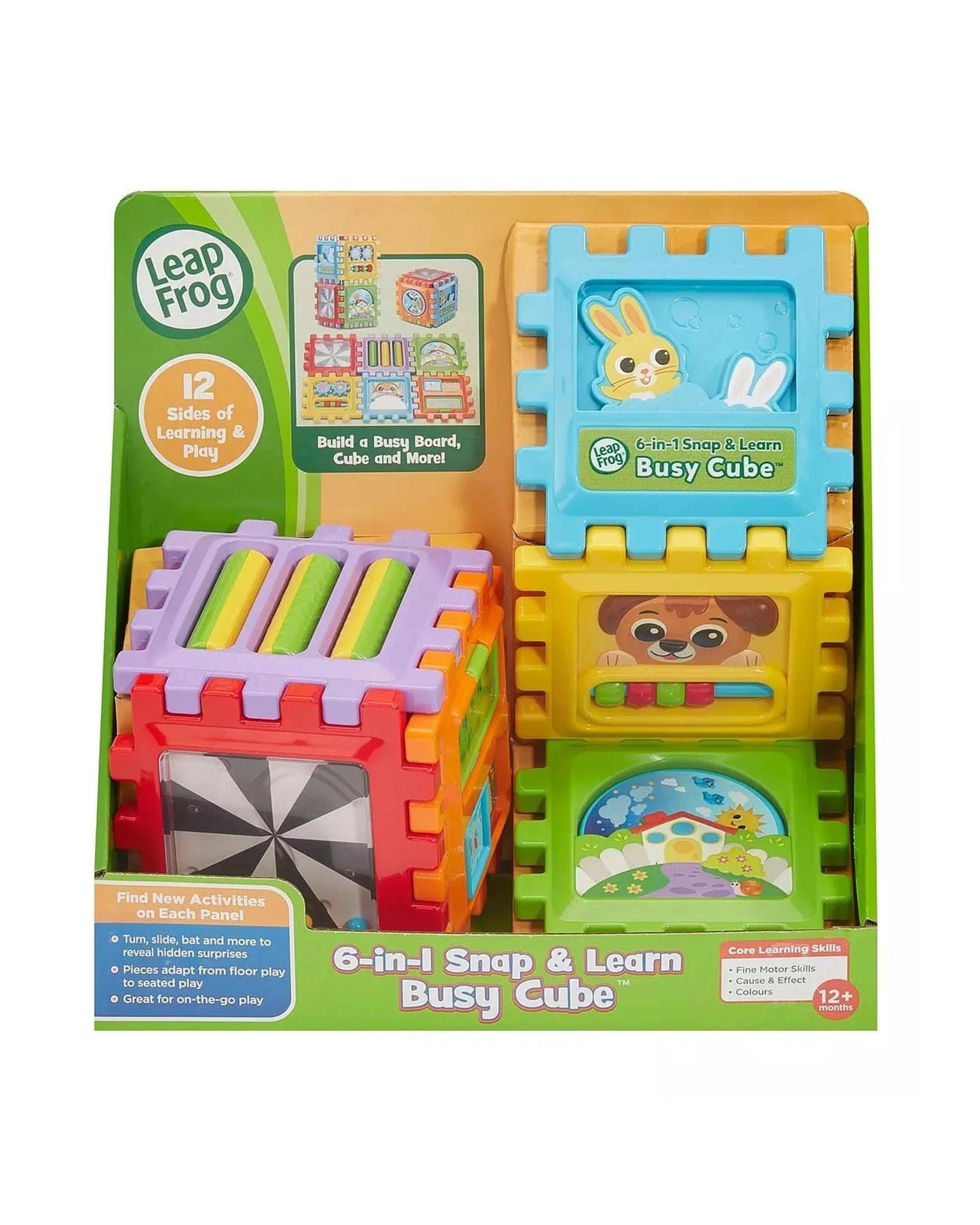 L/F 6 IN 1 SNAP & LEARN BUSY CUBE