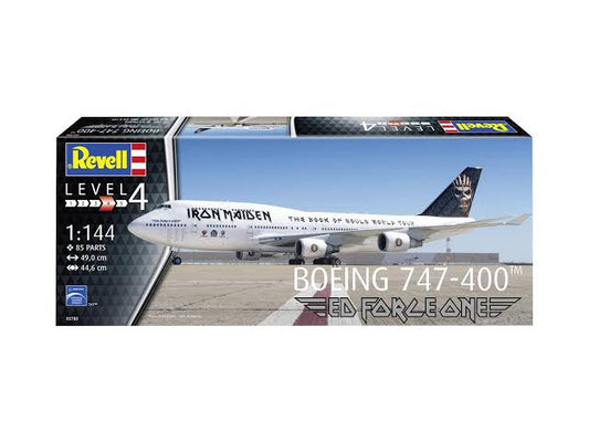 REVELL 1:144 BOEING 747-400 IRON MAIDEN