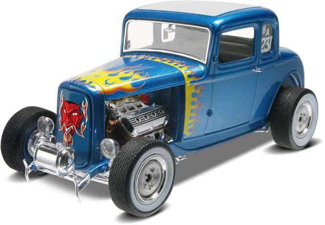 REVELL 1:24 32 FORD 5 WINDOW COUPE