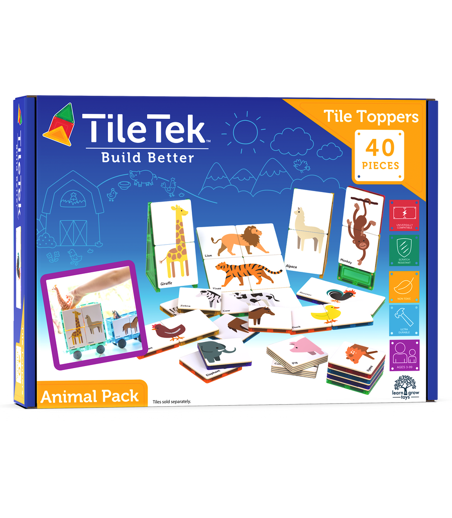 TILETEK 40 PC TILE TOPPER ANIMAL PACK