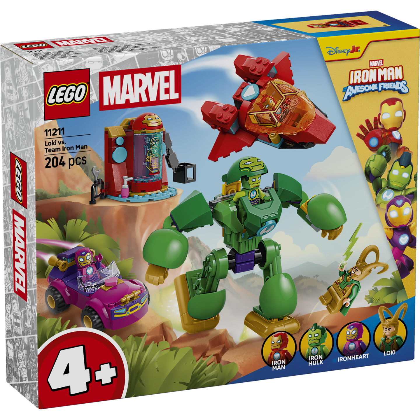 LEGO 11211 MARVEL LOKI VRS TEAM IRON MAN