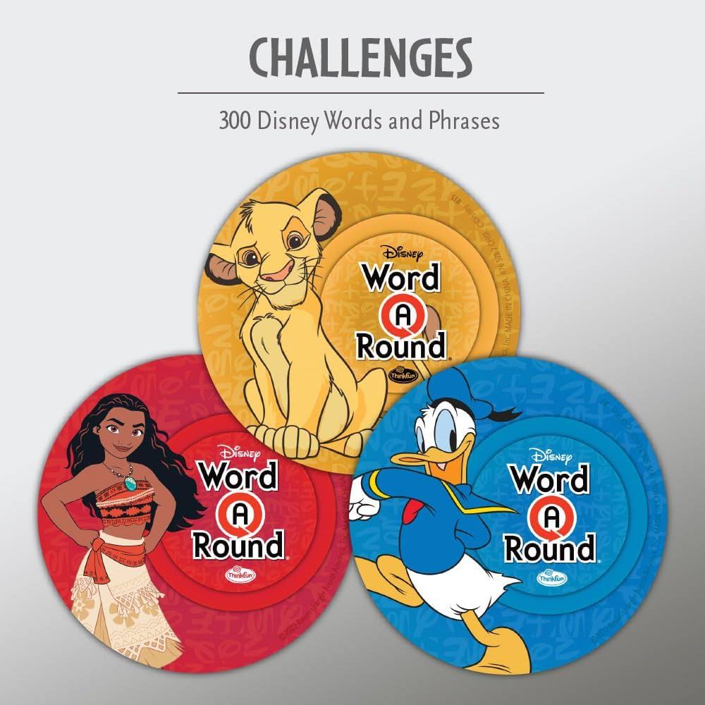 THINKFUN WORD A ROUND DISNEY EDITION