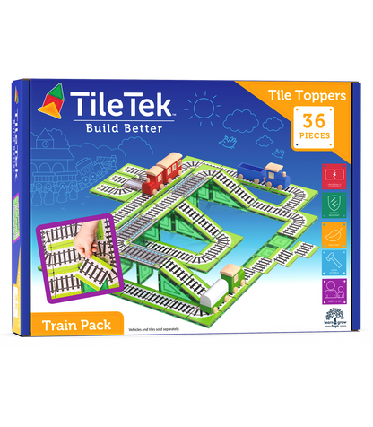 TILETEK 36 PC TILE TOPPER TRAIN PACK
