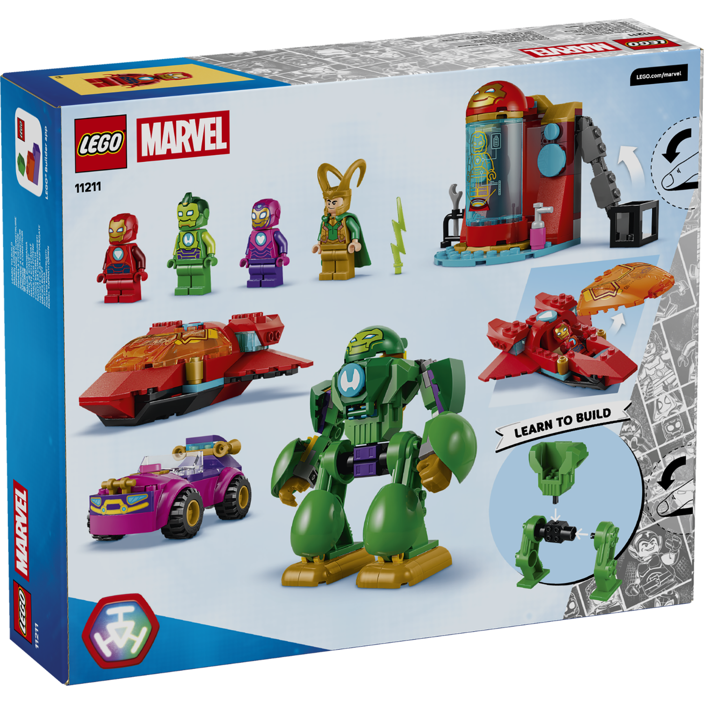 LEGO 11211 MARVEL LOKI VRS TEAM IRON MAN