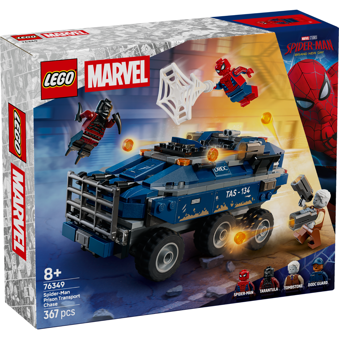 LEGO 76349 MARVEL SPIDERMAN PRISON TRANS