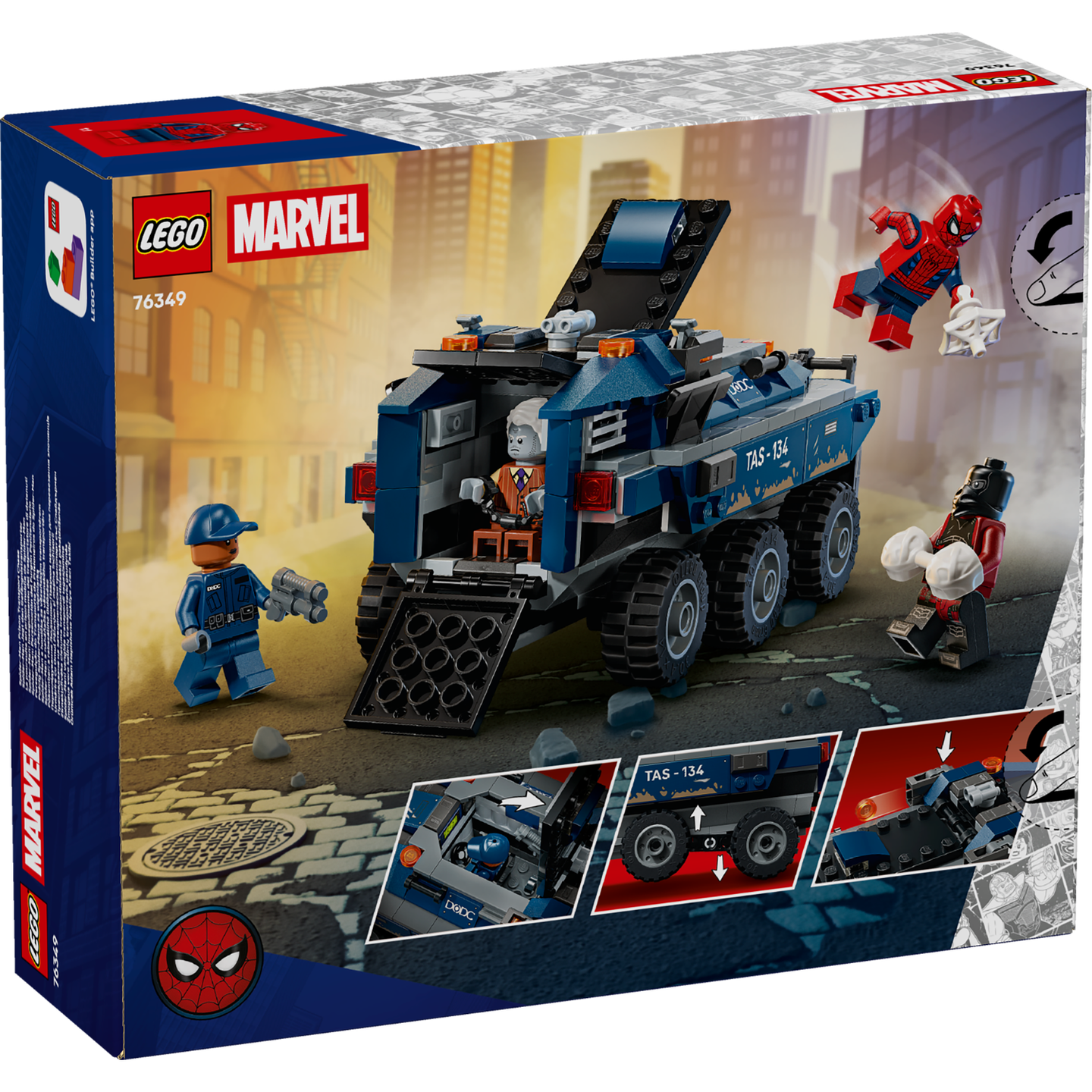 LEGO 76349 MARVEL SPIDERMAN PRISON TRANS