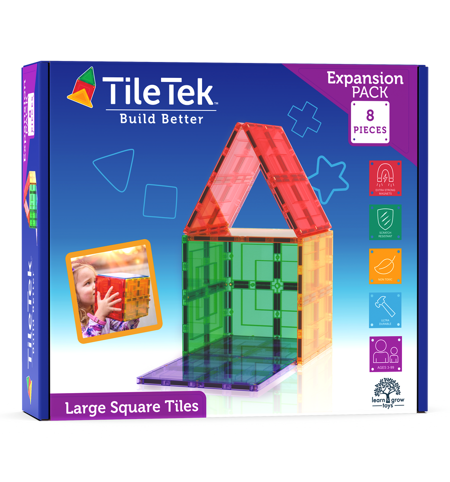 TILETEK 8 PC LARGE SQUARE TILES SET