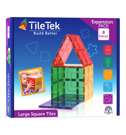 TILETEK 8 PC LARGE SQUARE TILES SET