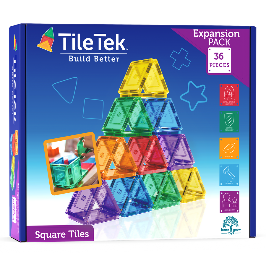 TILETEK 36 PC SQUARE TILES SET