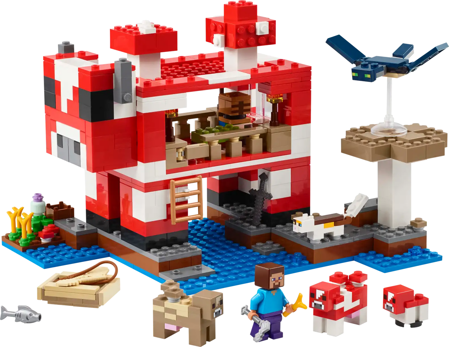 LEGO 21270 MINECRAFT THE MOOSHROOM HOUSE