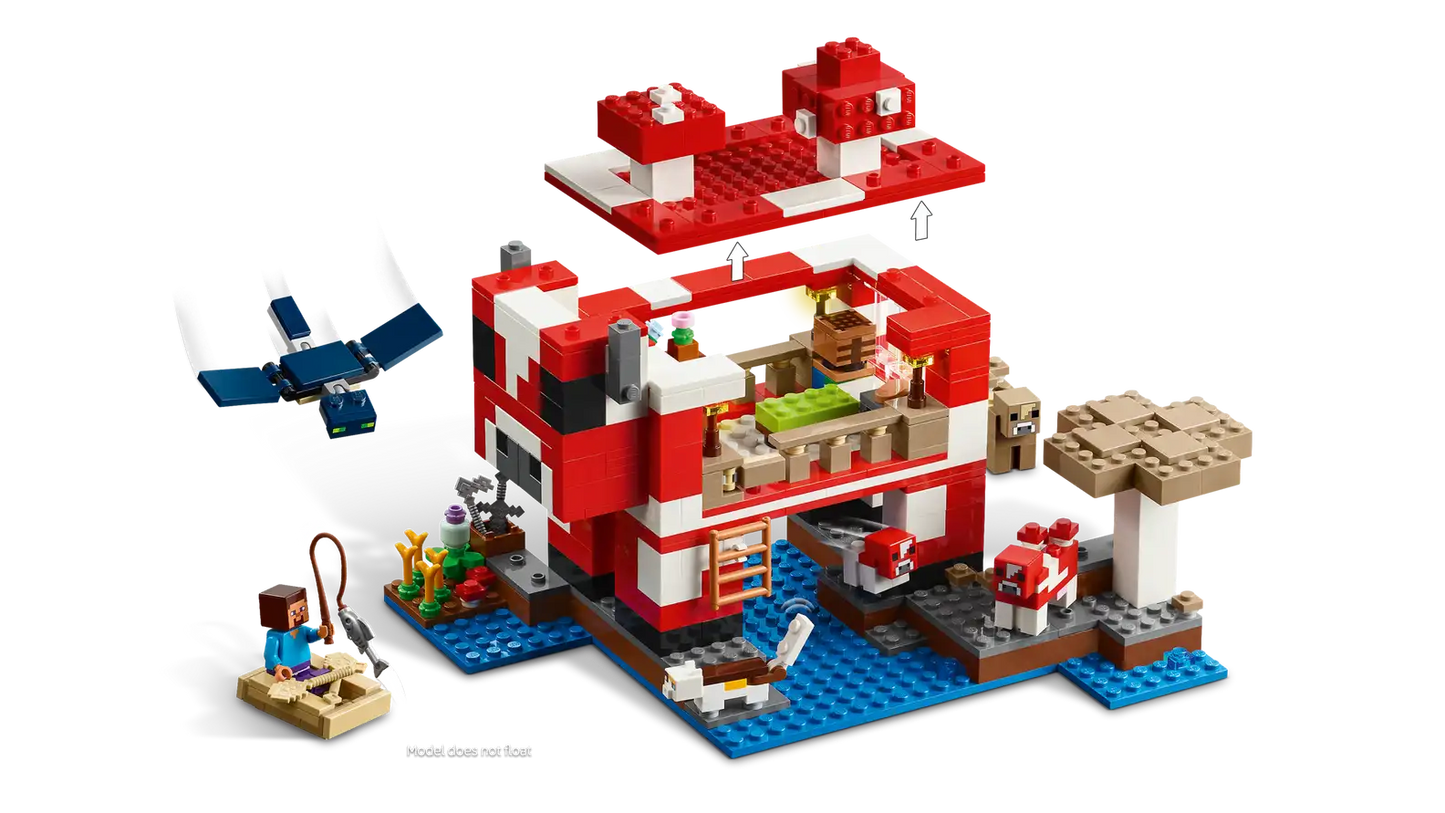 LEGO 21270 MINECRAFT THE MOOSHROOM HOUSE