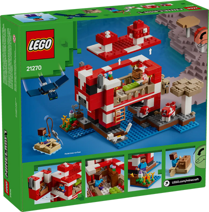 LEGO 21270 MINECRAFT THE MOOSHROOM HOUSE