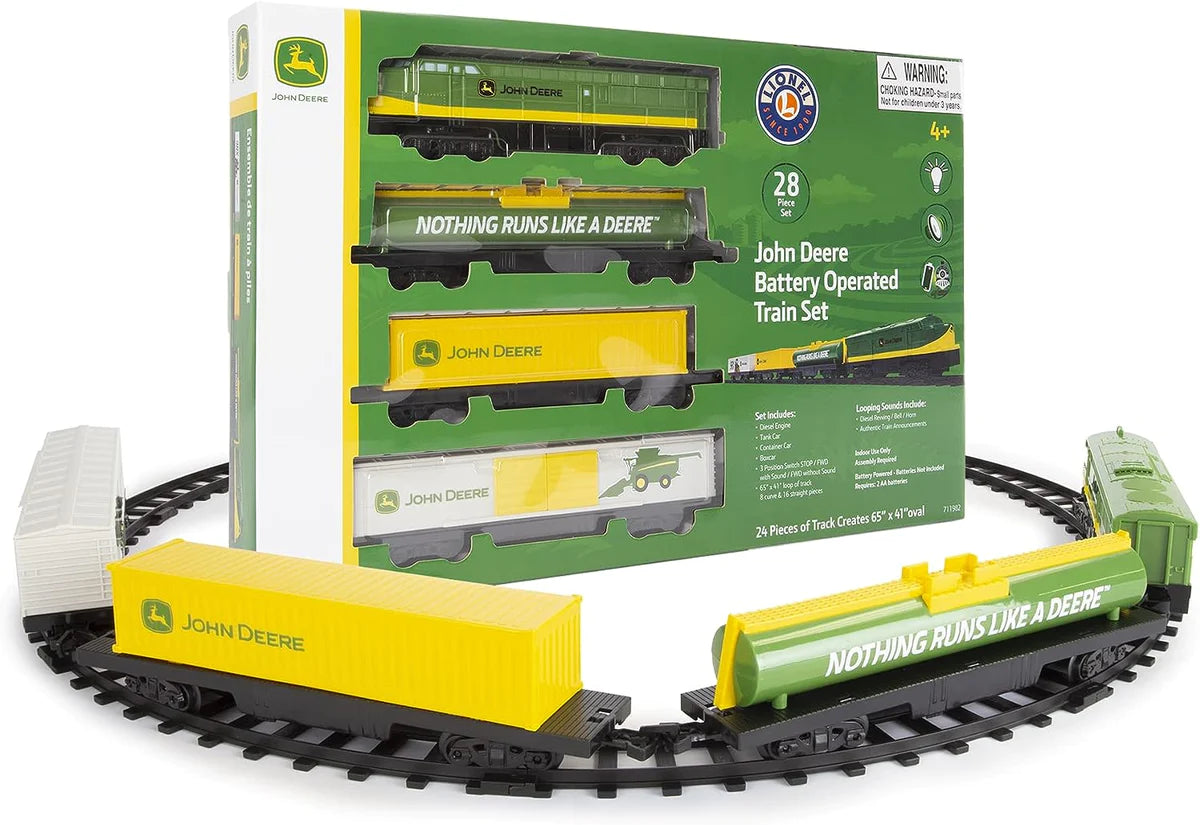 JD BATTERY OPERATE MINI DIESEL TRAIN SET