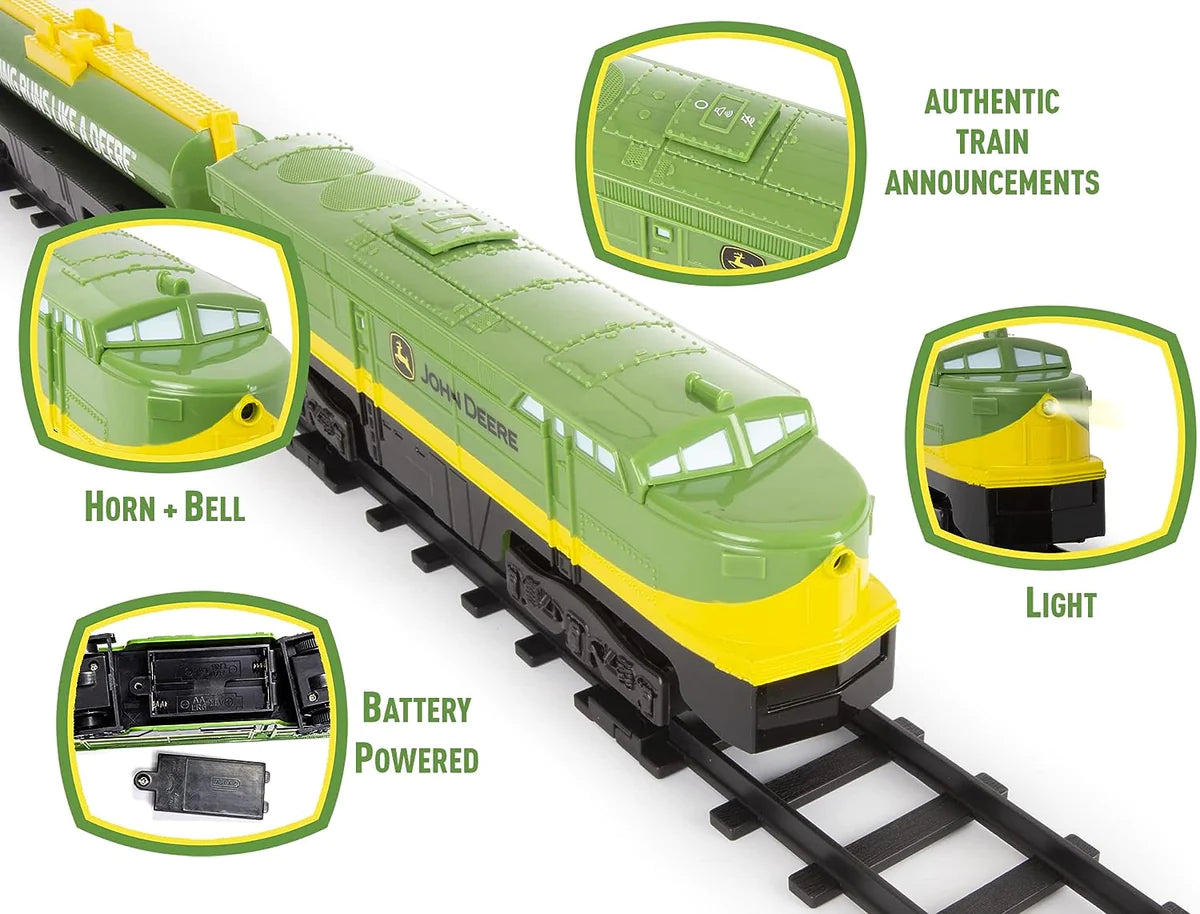 JD BATTERY OPERATE MINI DIESEL TRAIN SET