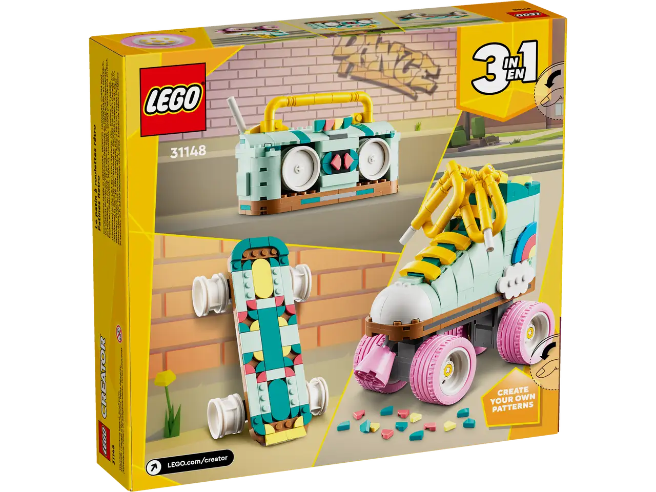 LEGO 31148 CREATOR RETRO ROLLER SKATE