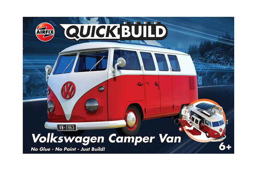 QUICKBUILD VW CAMPER VAN RED