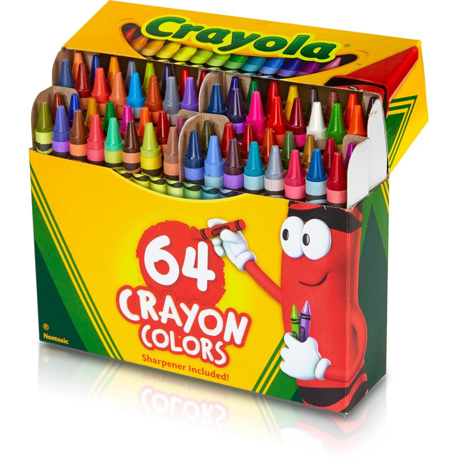 CRAYOLA CRAYONS 64CT BOX