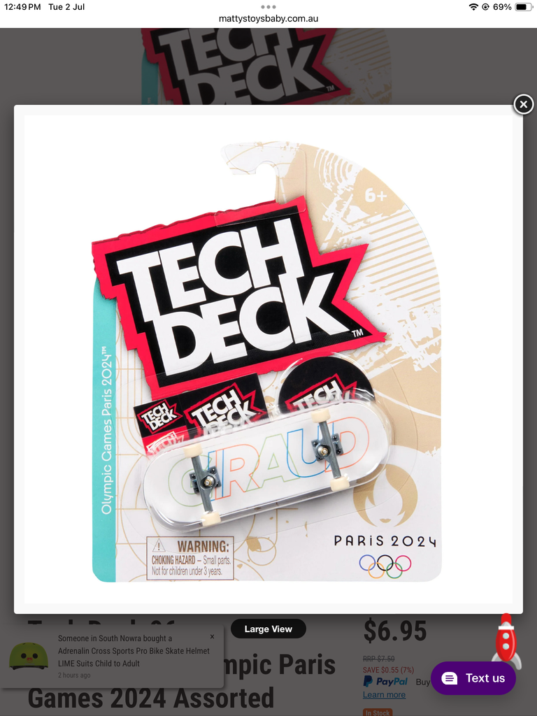 TECH DECK 96MM SKATEBOARD ASSTD