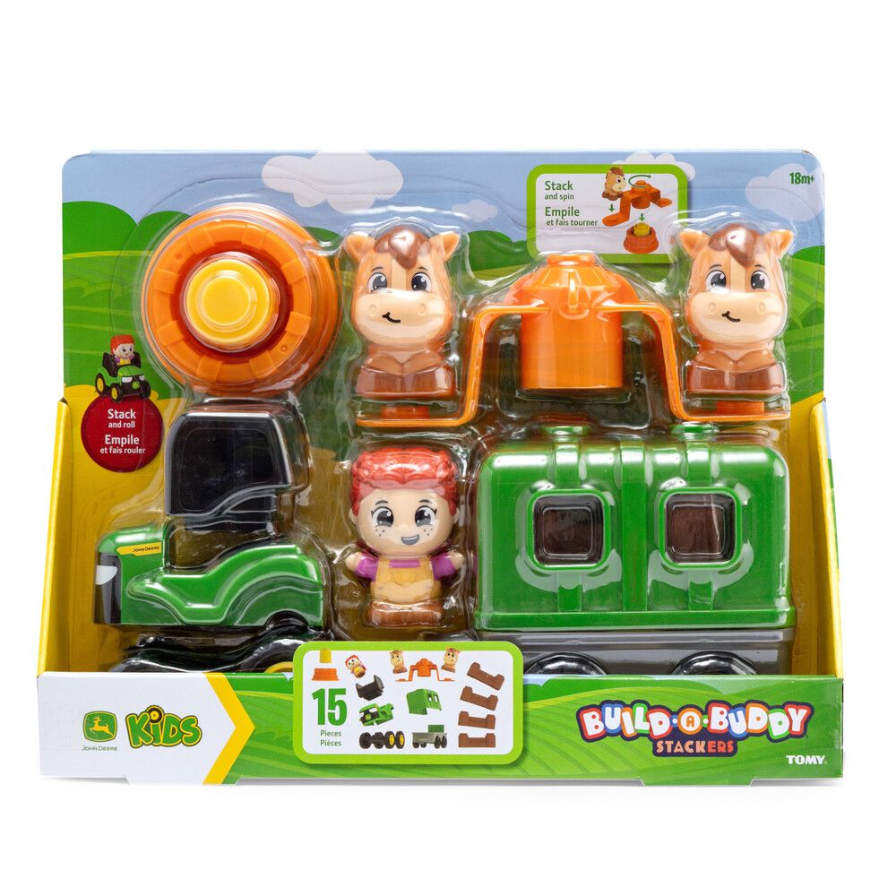 JD BUILD A BUDDY STACKERS 15 PCE HORSE