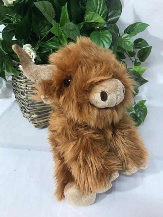 PLUSH LIL FRIEND HIGHLAND COW 30CM