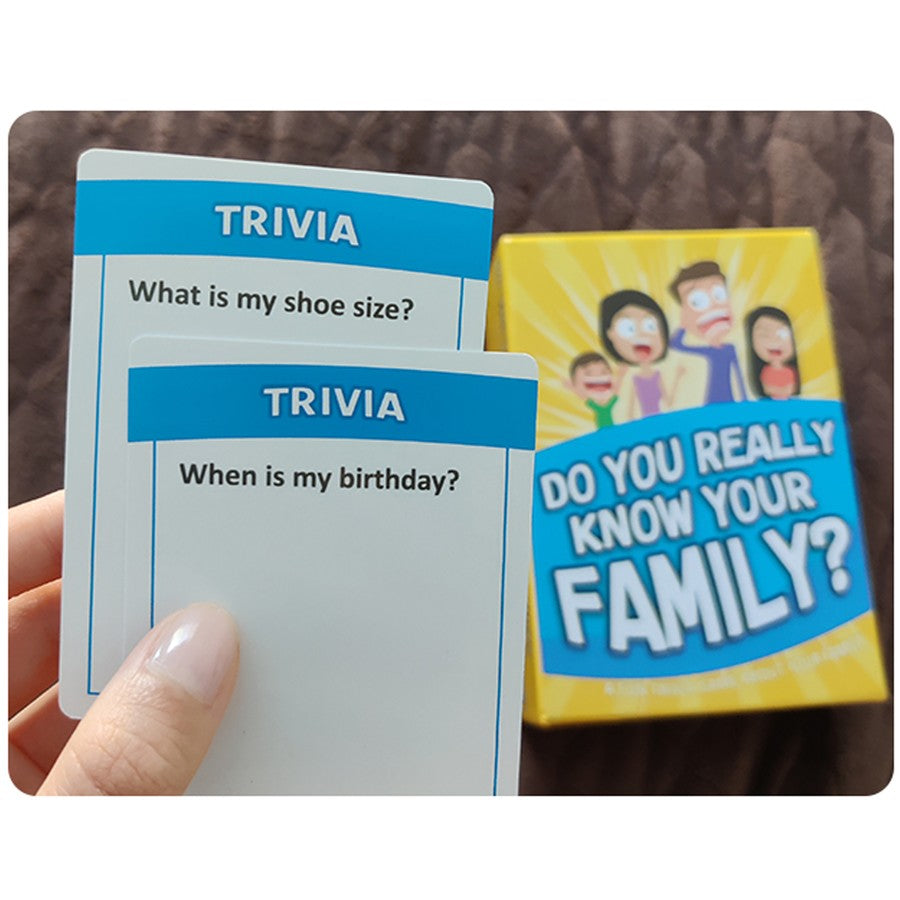 GAME DO REALLY KNOW YOUR FAMILY