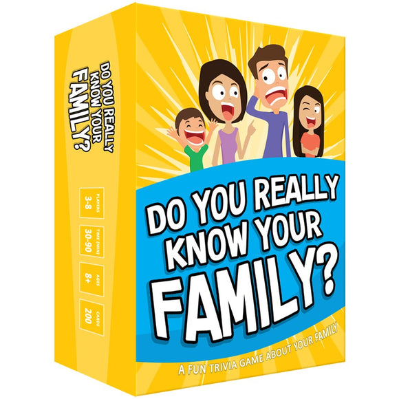 GAME DO REALLY KNOW YOUR FAMILY