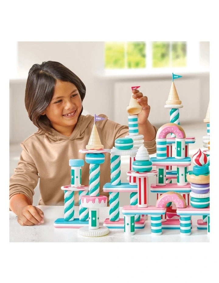 Fao Wood Castle Blocks Treats 45Pc