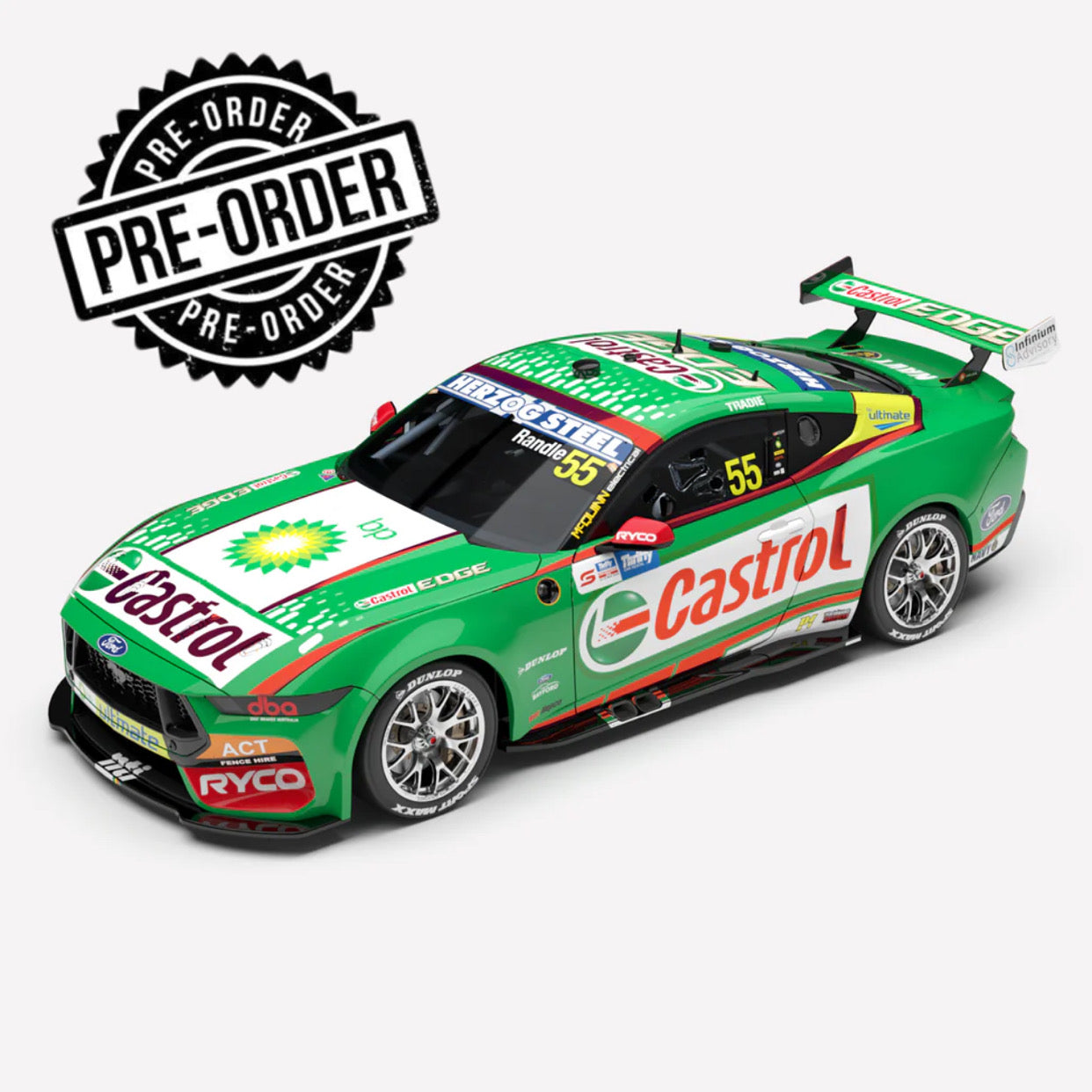 1:18 TICKFORD CASTROL #55 2023 NEWCASTLE