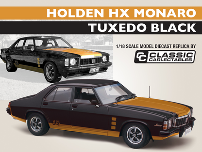 1:18 HOLDEN HX MONARO TUXEDO BLACK