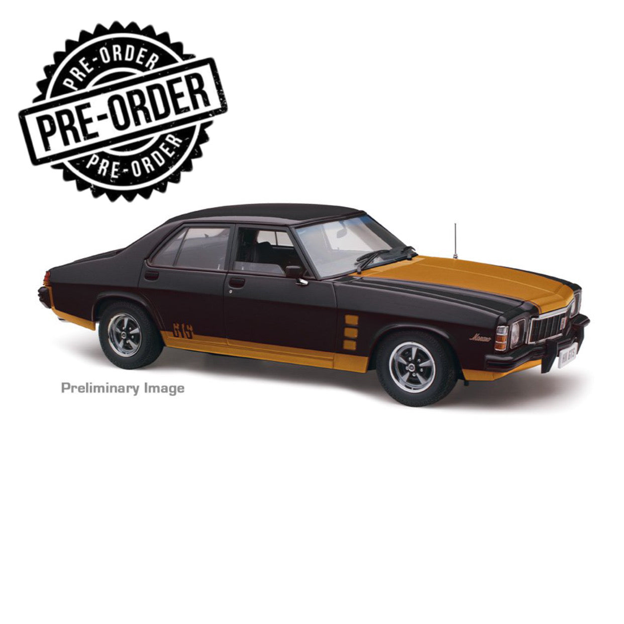 1:18 HOLDEN HX MONARO TUXEDO BLACK