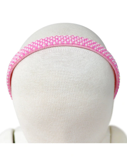 P/POP HBG213 PEARL RHINESTONE HEADBAND