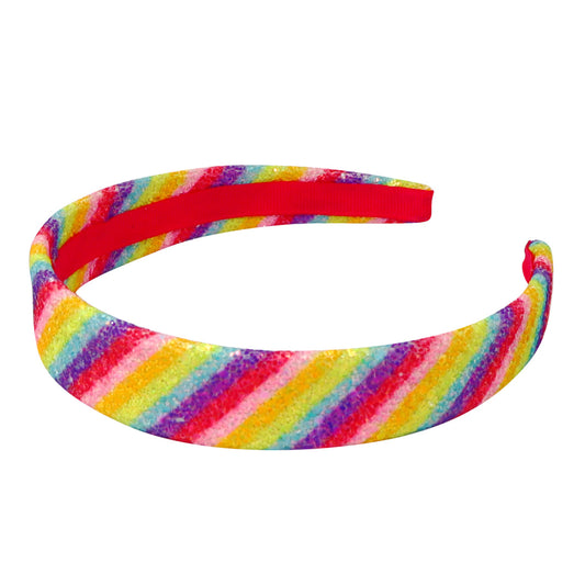 P/POP HBG174 GLITTER RAINBOW HEADBAND