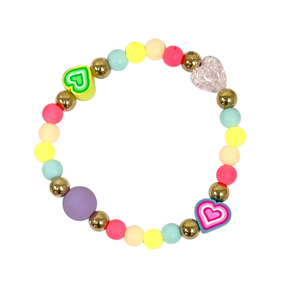 P/POP NBG168 RAINBOW NECKLACE & BRACELET