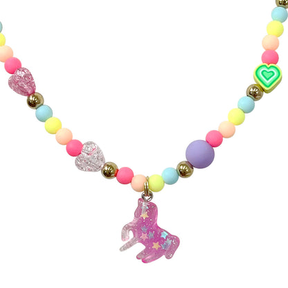 P/POP NBG168 RAINBOW NECKLACE & BRACELET