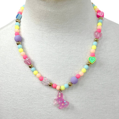 P/POP NBG168 RAINBOW NECKLACE & BRACELET