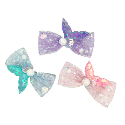 P/POP HCG208 MERMAID TAIL BOW CLIP