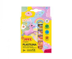 JOVI PLASTILINA 6X15G PASTEL